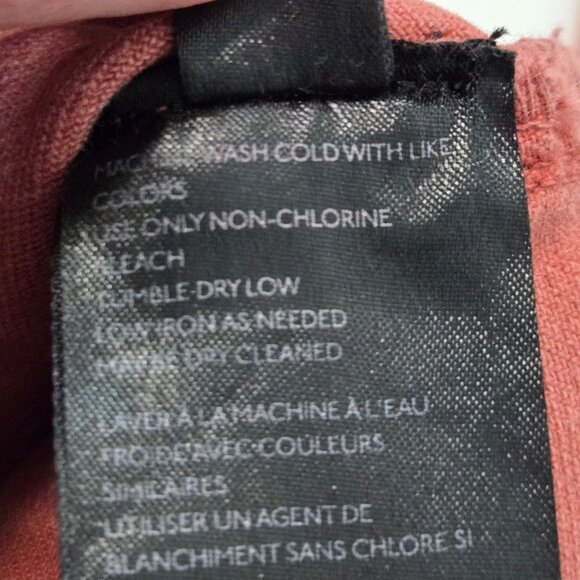 Free People Size S Cotton Platoon Cargo Pants In Red Rust Elastic Waistband - Picture 11 of 16